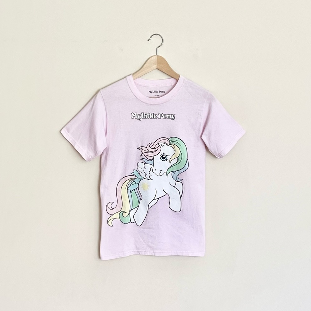 NEW My Little Pony Classic Retro Light Pink T Shirt Adult size Small